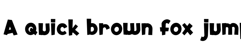 Preview of SNACKID Regular font