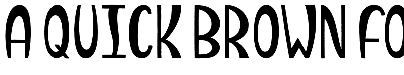 Preview of Snacky Shack Regular font