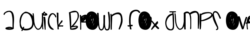 Preview of SneakyBoy Medium font