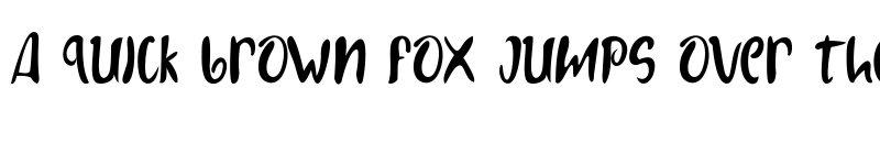 Preview of SNOW LANDY Regular font