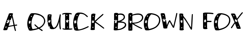 Preview of Snowy Sparkles Regular font