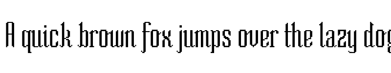 Preview of So Condensed Regular font