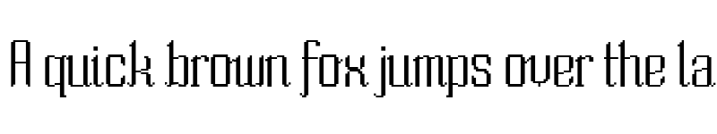 Preview of So Extended Regular font