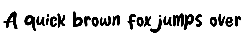 Preview of Socake Regular font