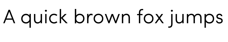 Preview of Sofia Pro Light font