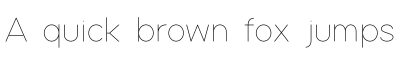 Preview of SoftLine normal font