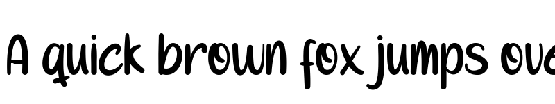 Preview of Soger Kids Regular font