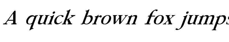 Preview of Sojourn Italic font