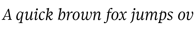 Preview of Sole Serif Titling Subhead Light Italic font