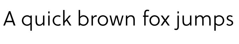 Preview of Soleil Light font