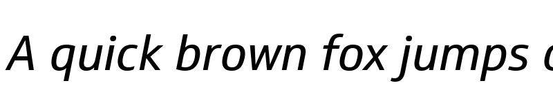 Preview of Soleto Trial Italic font