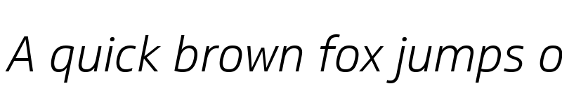 Preview of Soleto Trial Light Italic font