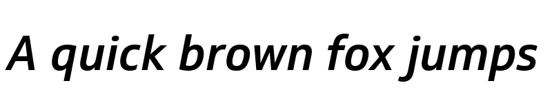 Preview of Soleto Trial Medium Italic font