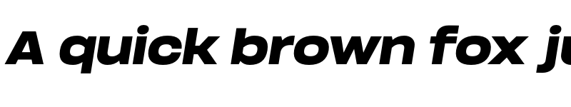 Preview of Soliden Trial Black Expanded Oblique font