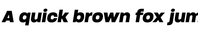 Preview of Soliden Trial Black Oblique font