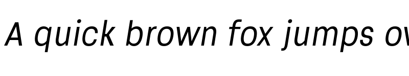 Preview of Soliden Trial Condensed Oblique font