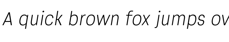 Preview of Soliden Trial Light Condensed Oblique font