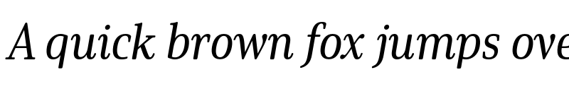 Preview of Solitas Serif Cond Medium It font