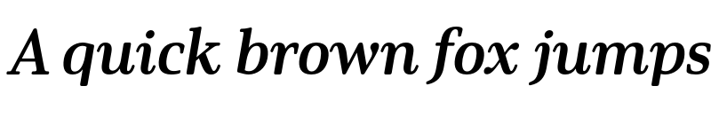 Preview of Solitas Serif Ext Bold It font