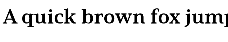Preview of Solitas Serif Ext Bold font