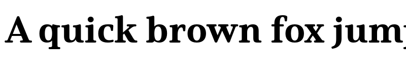 Preview of Solitas Serif Ext ExBold font