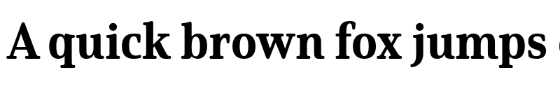 Preview of Solitas Serif Norm ExBold font