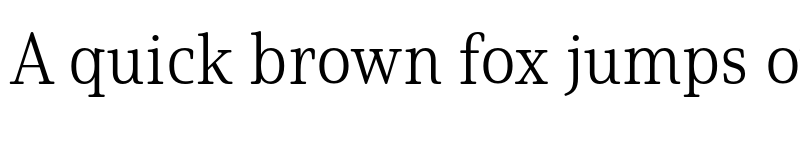 Preview of Solitas Serif Norm Light font
