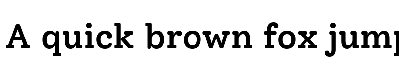 Preview of Solway Medium font