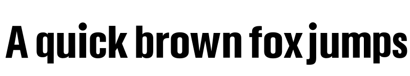 Preview of Somar Sans Black Condensed font