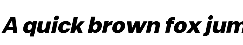 Preview of Somar Sans Black Italic font