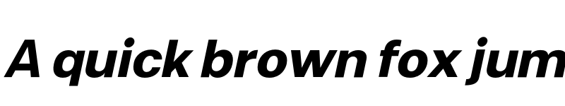 Preview of Somar Sans ExtraBold Italic font