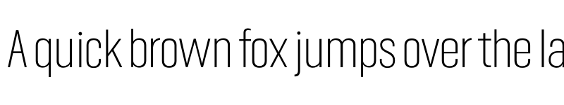 Preview of Somar Sans ExtraLight Condensed font