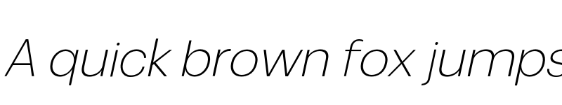 Preview of Somar Sans ExtraLight Italic font