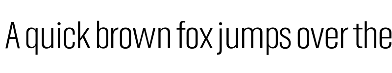 Preview of Somar Sans Light Condensed font