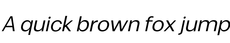 Preview of Somar Sans Regular Italic font