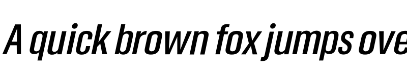 Preview of Somar Sans SemiBold Condensed Italic font