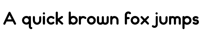 Preview of Somatic Rounded font