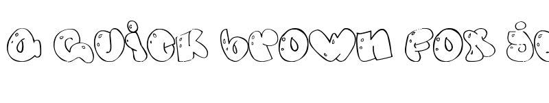 Preview of Some bubbles Regular font