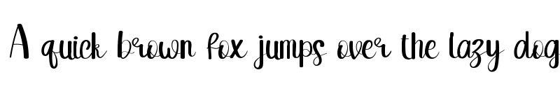 Preview of Someone Loving Regular font