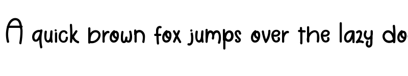 Preview of Sometimes Regular font