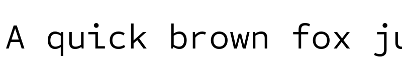 Preview of Sometype Mono Regular font