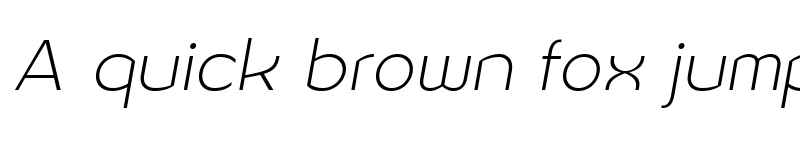 Preview of Sonika PERSONAL USE Thin Italic font