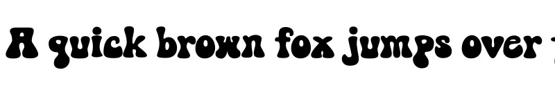 Preview of Sooky 70s Regular font