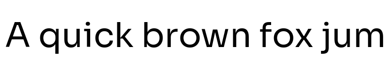 Preview of Sora Regular font