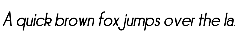 Preview of Sornette Regular Italique font