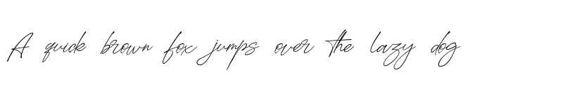 Preview of Sothel Signature Regular font