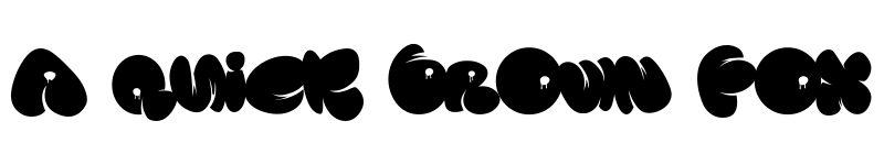 Preview of SOUPER3 Medium font