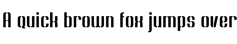 Preview of Soupertrouper Stencil Soupertrouper Stencil font