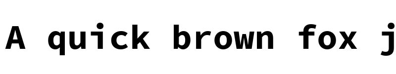 Preview of Source Code Pro Bold font