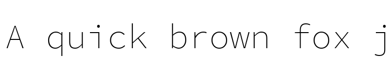 Preview of Source Code Pro ExtraLight font